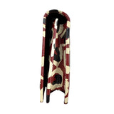 Pre-owned gucci-leather-leopard-print-clutch-crossbody-chain-shoulder-wallet-bag-front