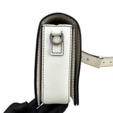 Pre-owned dior-jadior-white-calfskin-crossbody-bag-silver-hardware-front