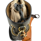 Pre-owned chloe-roy-bucket-medium-green-front-view