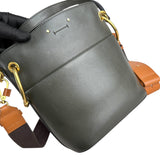 Pre-owned chloe-roy-bucket-medium-green-front-view