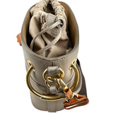 Pre-owned chloe-roy-leather-bucket-bag-front