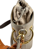 Pre-owned chloe-roy-leather-bucket-bag-front