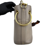 Pre-owned chloe-roy-leather-bucket-bag-front