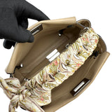 Pre-owned fendi-peekaboo-mini-handbag-beige-front