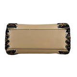 Pre-owned fendi-peekaboo-mini-handbag-beige-front