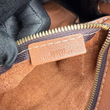 Pre-owned loewe-brown-leather-shoulder-bag-front