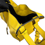 Pre-owned loewe-hammock-yellow-leather-front-view