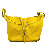 Pre-owned loewe-hammock-yellow-leather-front-view