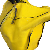Pre-owned loewe-hammock-yellow-leather-front-view
