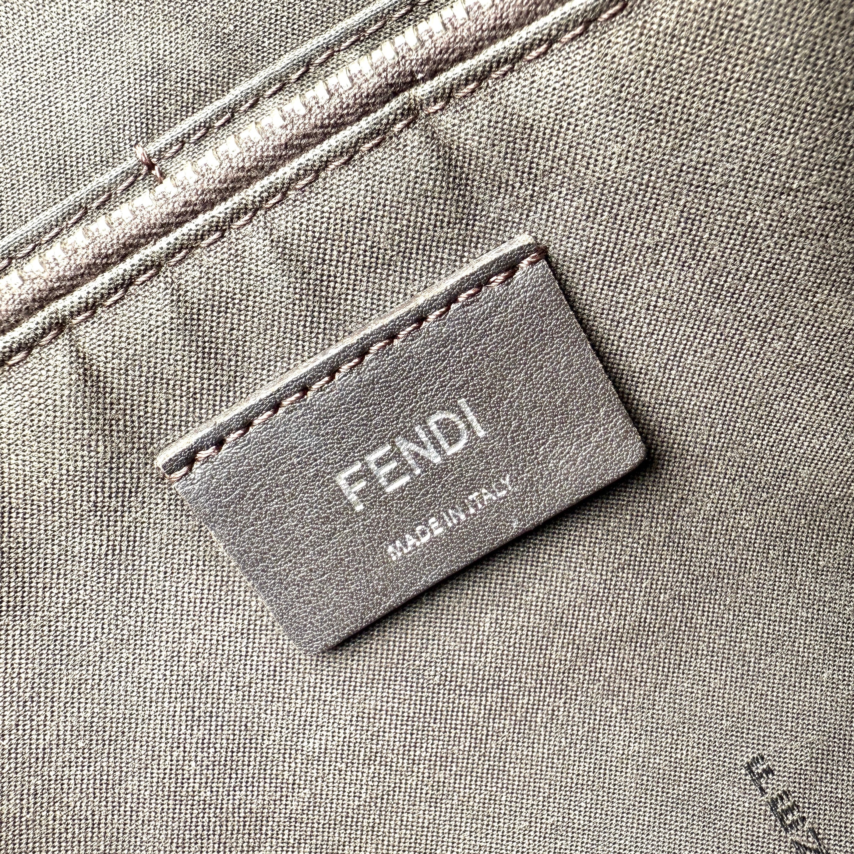 Pre-owned fendi-by-the-way-tricolor-calfskin-front-view