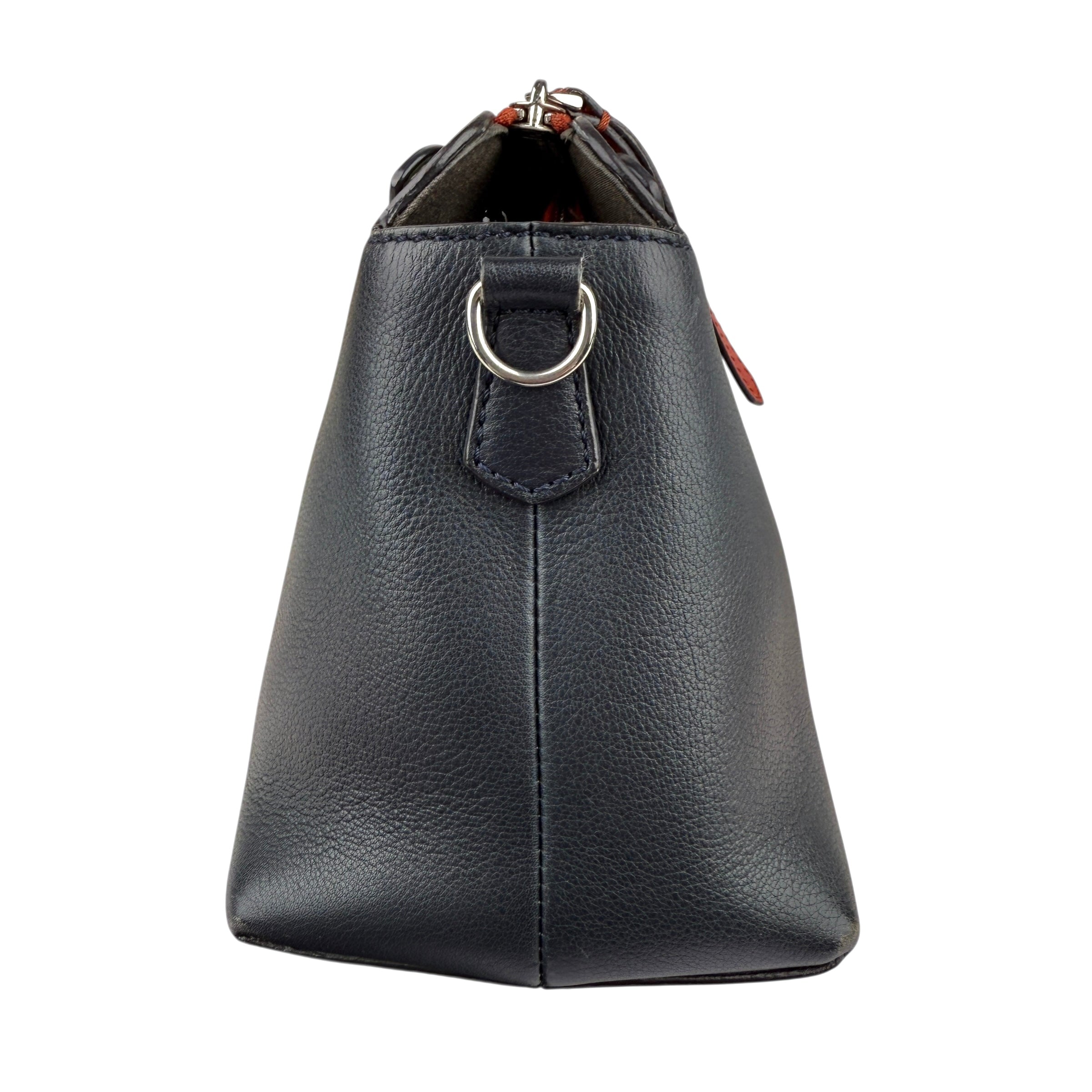 Pre-owned fendi-by-the-way-tricolor-calfskin-front-view