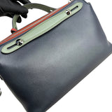 Pre-owned fendi-by-the-way-tricolor-calfskin-front-view