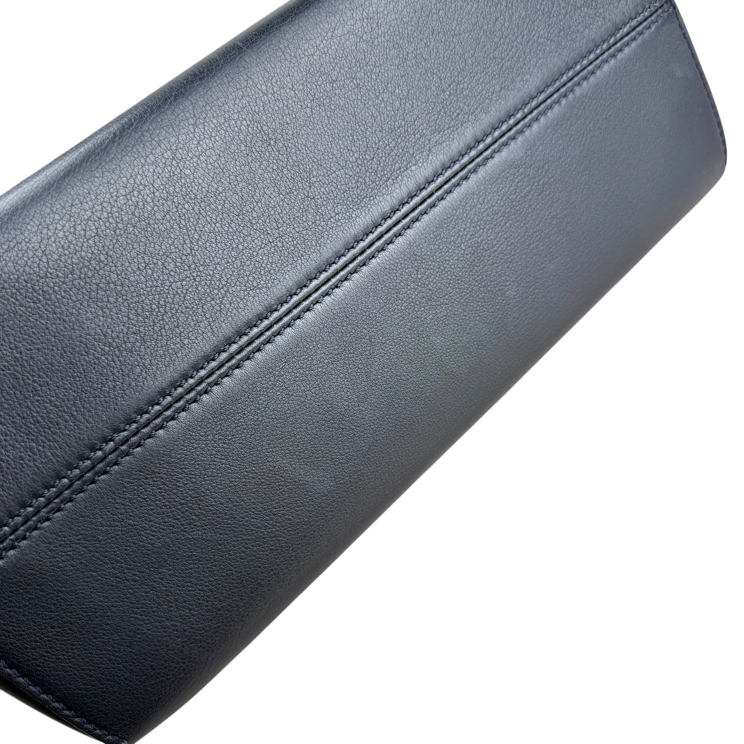 Pre-owned fendi-by-the-way-tricolor-calfskin-front-view
