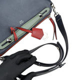 Pre-owned fendi-by-the-way-tricolor-calfskin-front-view