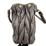 Pre-owned miu-miu-argilla-matelasse-tote-front-view