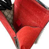 Pre-owned gucci-dionysus-small-beige-red-back-view