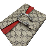 Pre-owned gucci-dionysus-small-beige-red-back-view
