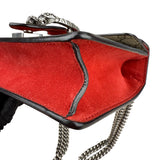 Pre-owned gucci-dionysus-small-beige-red-back-view