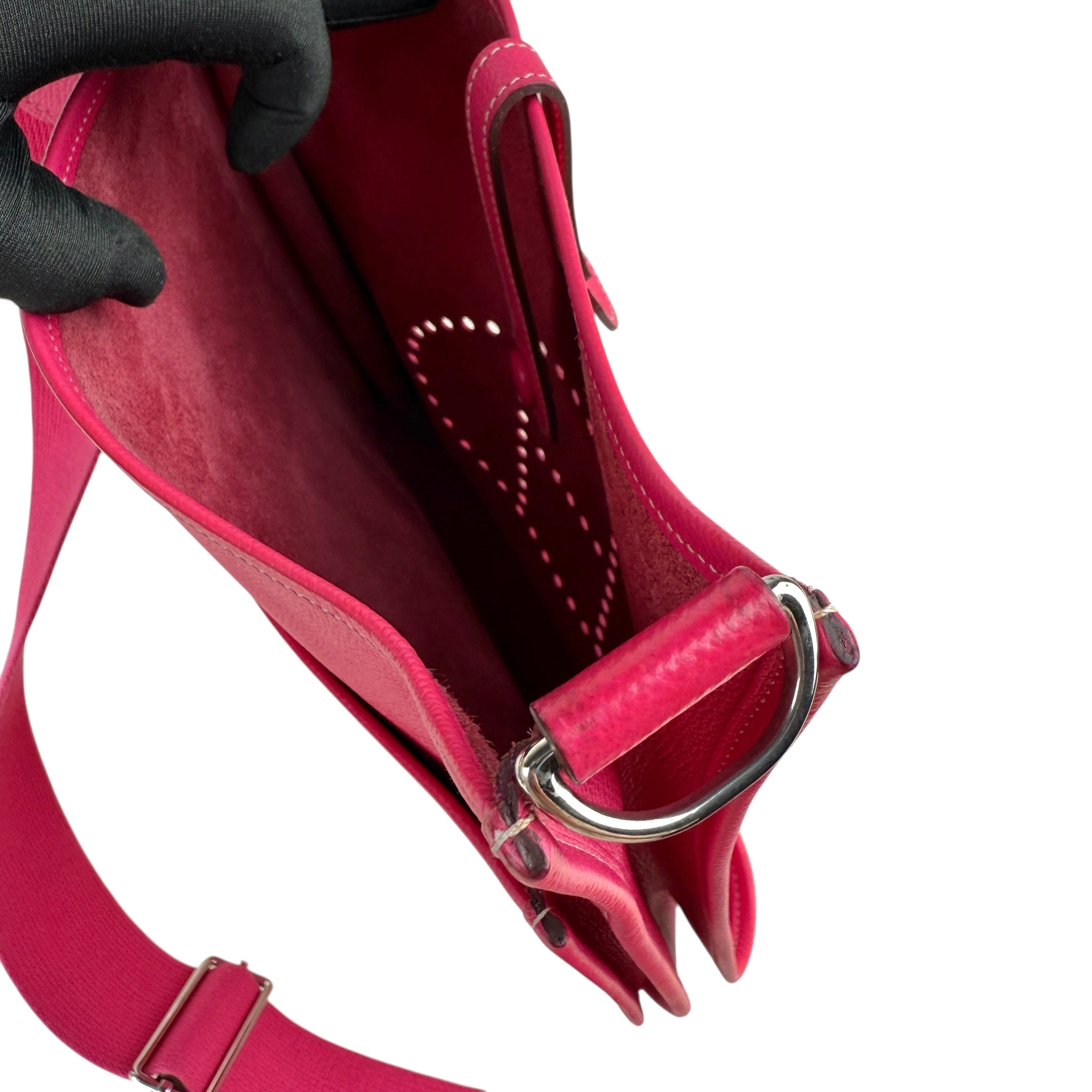 Pre-owned hermes-evelyne-rose-tyrien-front-view