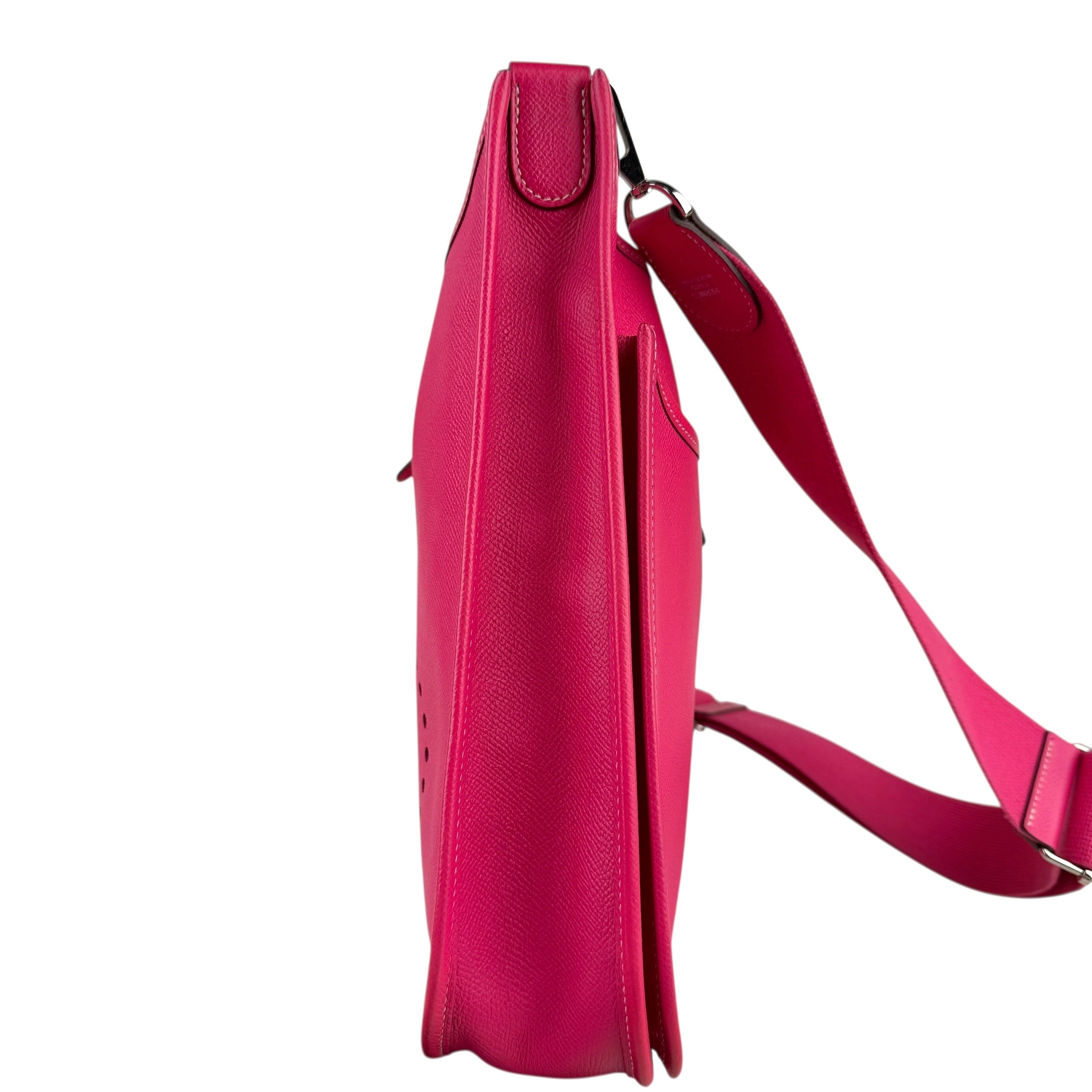 Pre-owned hermes-evelyne-rose-tyrien-front-view