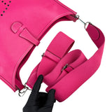 Pre-owned hermes-evelyne-rose-tyrien-front-view