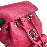 Pre-owned gucci-bamboo-drawstring-backpack-front-view