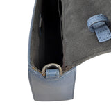 Pre-owned Fendi Cerulean Blue Calfskin Leather Baguette Shoulder Bag
