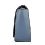 Pre-owned Fendi Cerulean Blue Calfskin Leather Baguette Shoulder Bag