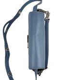 Pre-owned Fendi Cerulean Blue Calfskin Leather Baguette Shoulder Bag