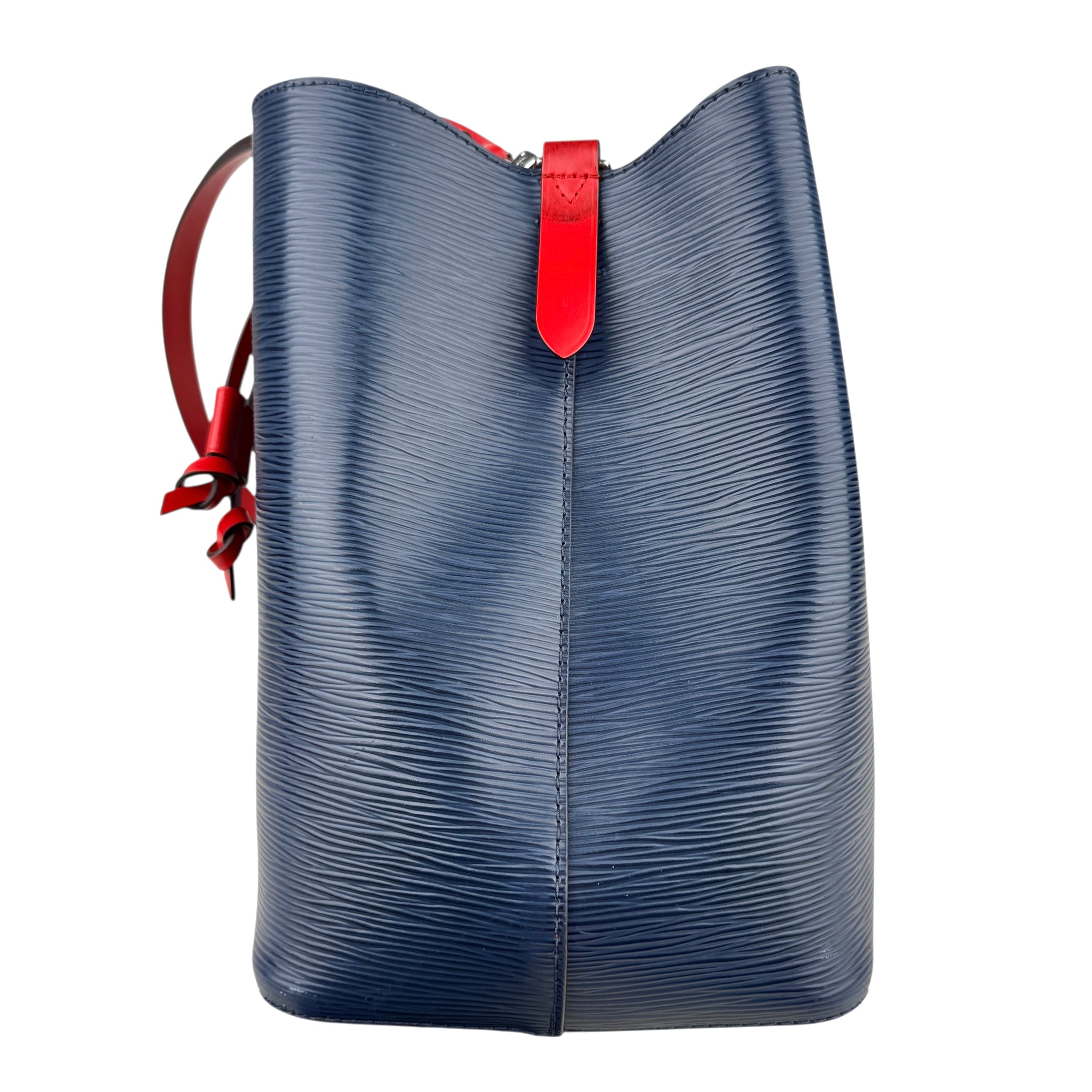 Pre-owned louis-vuitton-neoneo-shoulder-blue-front-view