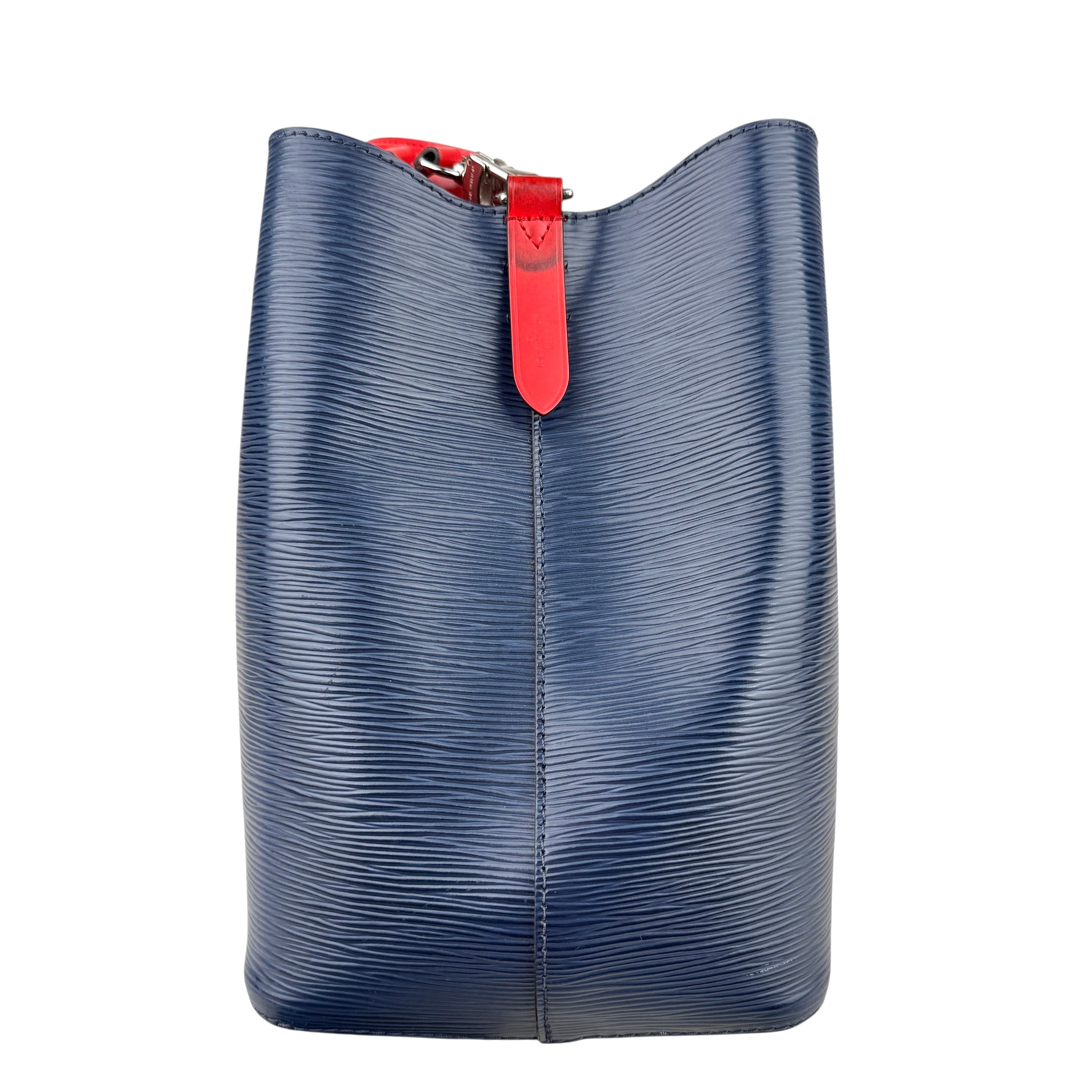 Pre-owned louis-vuitton-neoneo-shoulder-blue-front-view