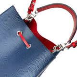 Pre-owned louis-vuitton-neoneo-shoulder-blue-front-view