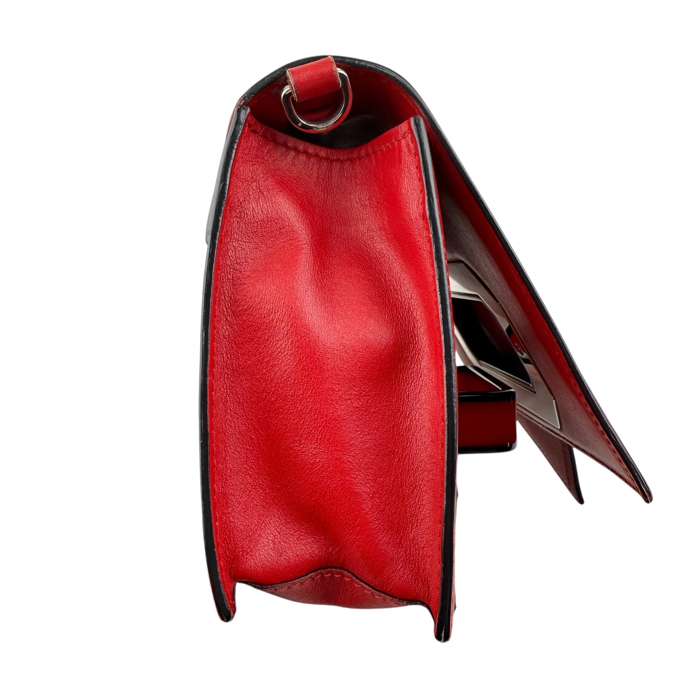 Pre-owned prada-plex-ribbon-shoulder-front-view