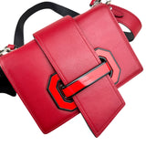 Pre-owned prada-plex-ribbon-shoulder-front-view