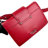 Pre-owned prada-plex-ribbon-shoulder-front-view