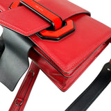 Pre-owned prada-plex-ribbon-shoulder-front-view