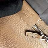 Pre-owned gucci-studded-leather-miss-bamboo-shoulder-bag-front-view