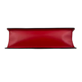 Pre-owned gucci-sylvie-shoulder-bag-medium-red-leather-front-view