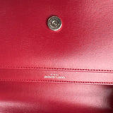 Pre-owned Saint Laurent Sunset Suede Interior Crossbody Medium Red Leather crossbody bag