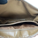 Pre-owned celine-macadam-brown-leather-shoulder-bag-women-front