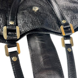 Pre-owned Gucci Charmy Black Monogram leather Tote Bag tote bag