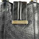 Pre-owned Gucci Charmy Black Monogram leather Tote Bag tote bag