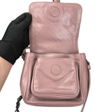 Pre-owned bottega-veneta-intrecciato-nappa-leather-shoulder-bag-front