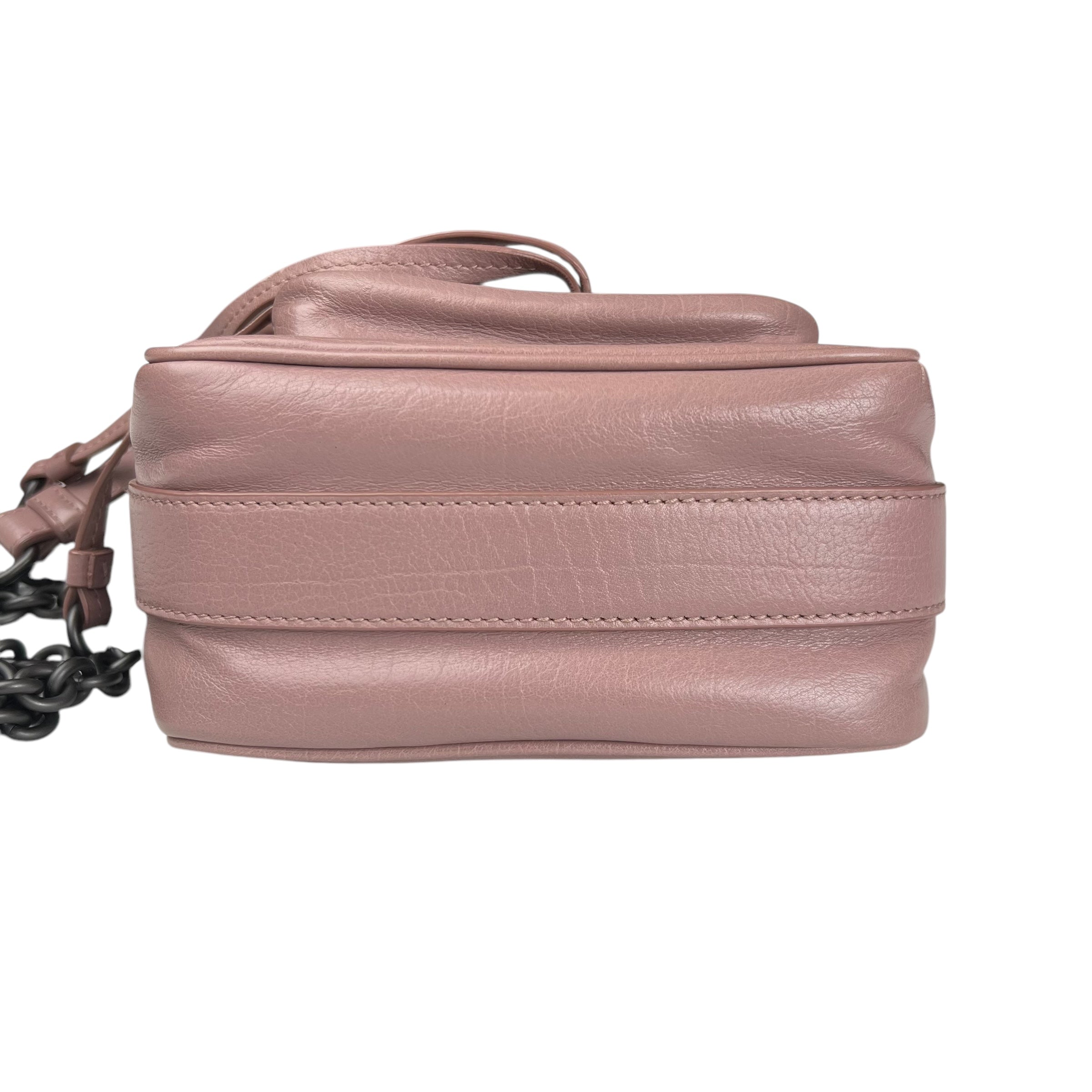 Pre-owned bottega-veneta-intrecciato-nappa-leather-shoulder-bag-front