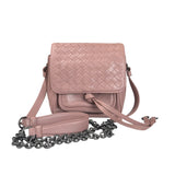 Pre-owned bottega-veneta-intrecciato-nappa-leather-shoulder-bag-front main image