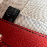 Pre-owned Gucci GG ssima Red Emily Leather Chain Shoulder Bag shoulder bag