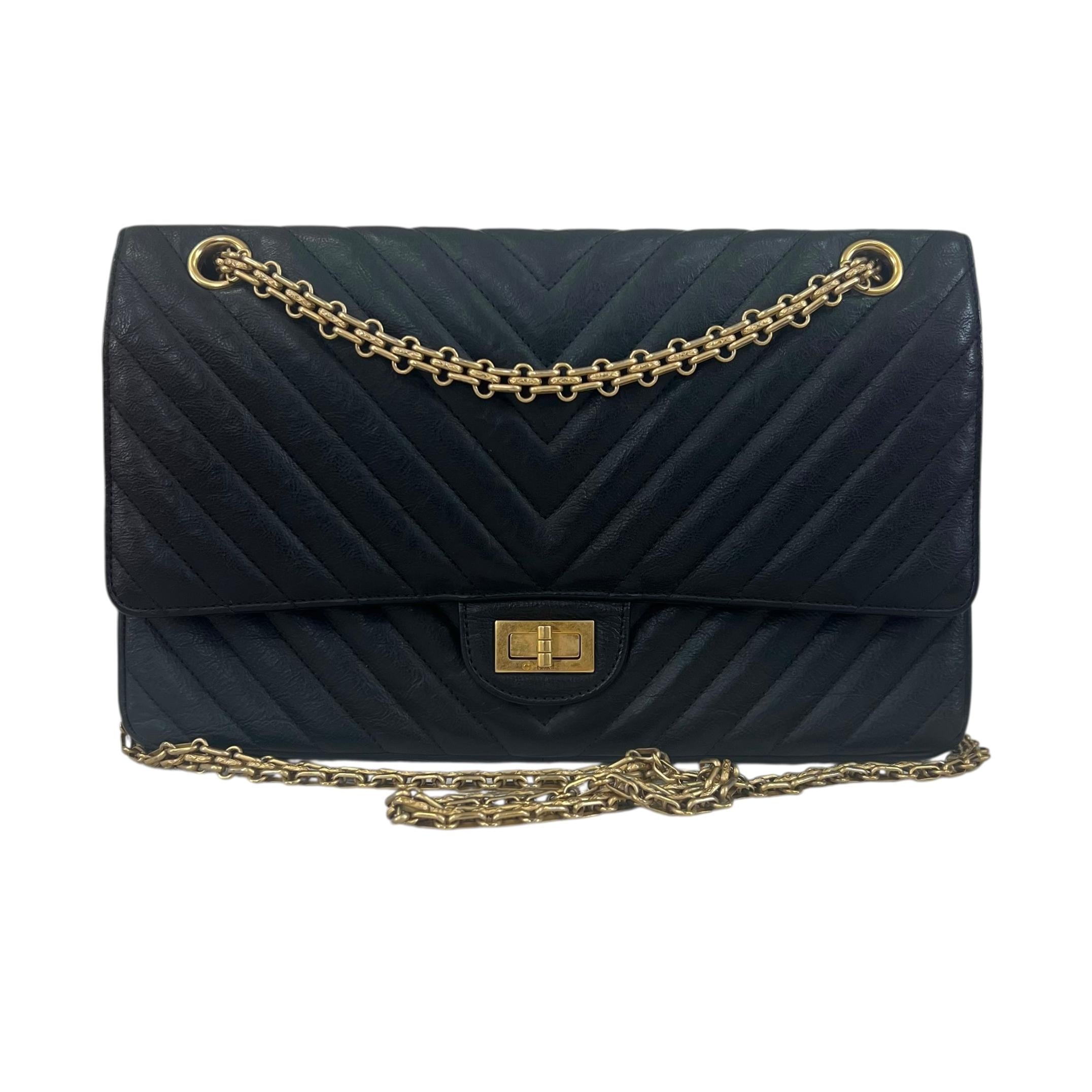 chanel-classic-timeless-2-55-black-caviar-leather-gold-hardware-bag-front