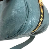 Pre-owned prada-vitello-daino-push-lock-messenger-bag