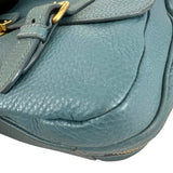 Pre-owned prada-vitello-daino-push-lock-messenger-bag
