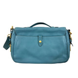 Pre-owned prada-vitello-daino-push-lock-messenger-bag